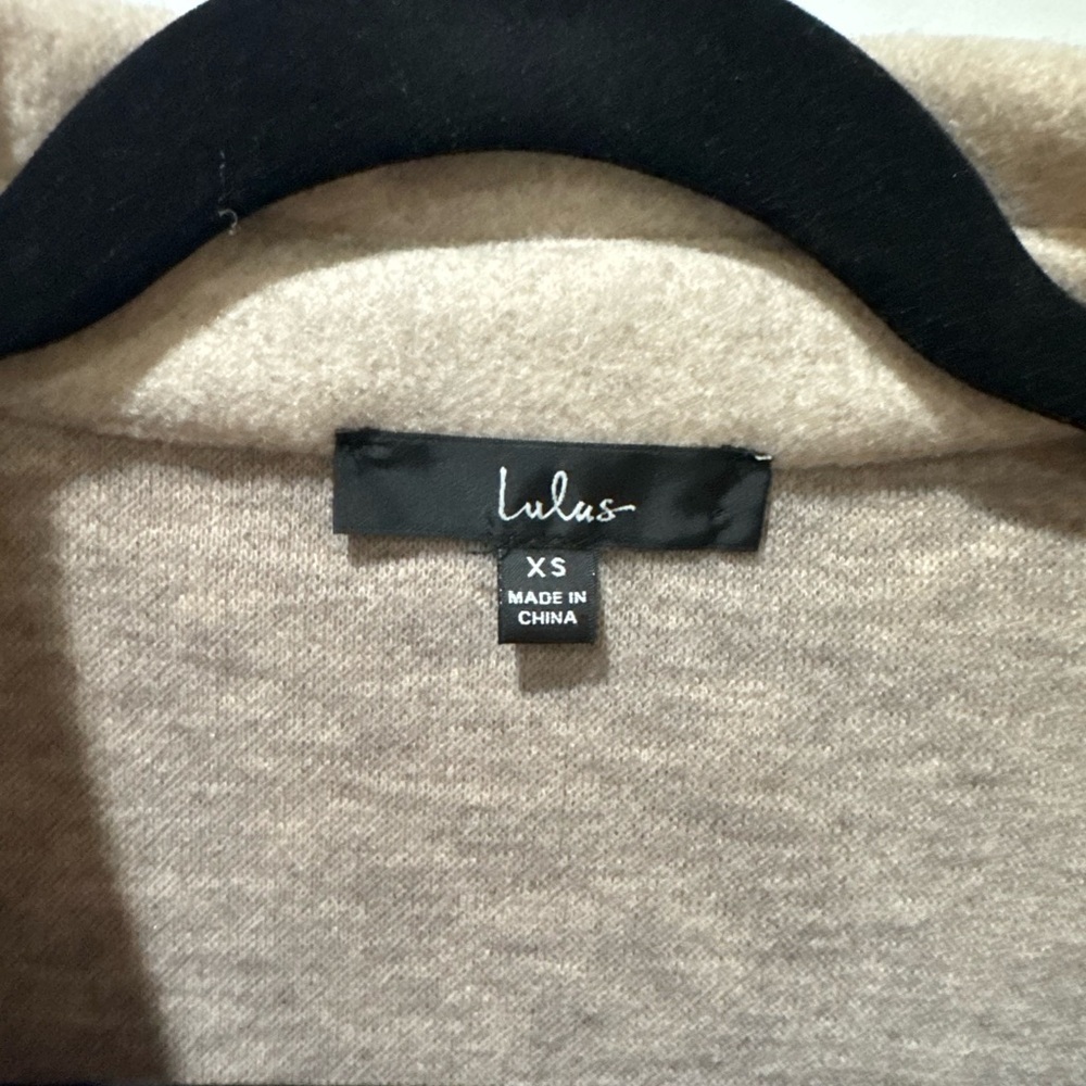 Lulus Women's Tan Shirt Jacket - Picture 2 of 3
